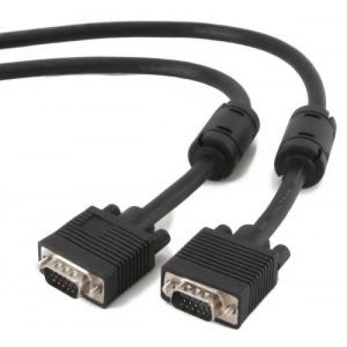 Кабель VGA 15M-15M 10.0м Premium (тройной экран,2 фильтра) черный (CC-PPVGA-10M-B)