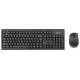 Клавиатура + мышь A4 7100N клав: черный, мышь: черный USB беспроводная