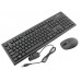 Клавиатура + мышь A4 7100N клав: черный, мышь: черный USB беспроводная