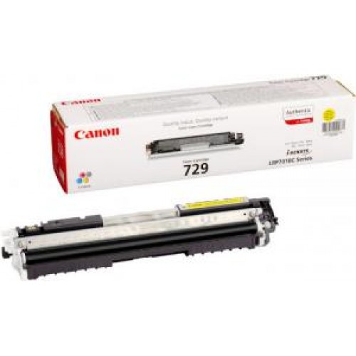 Картридж Canon i-SENSYS LBP7010C/7018C (Cartridge 729) 1000 стр. Yellow (4367B002)