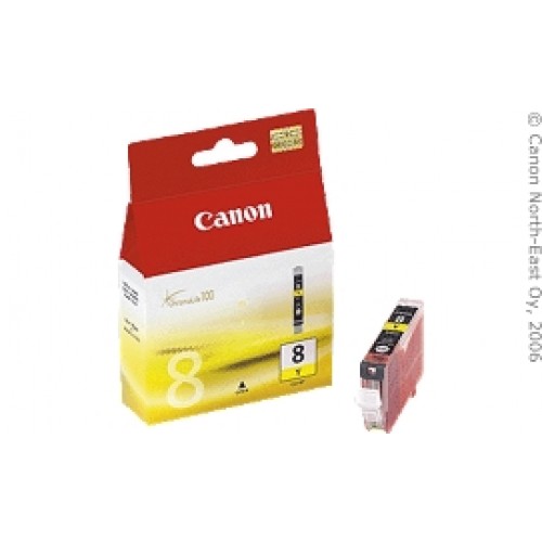 Картридж Canon CLI-8Y для Pixma iP3300/3500/4200/4300/4500/5200/5300/6600D/MP500/510 