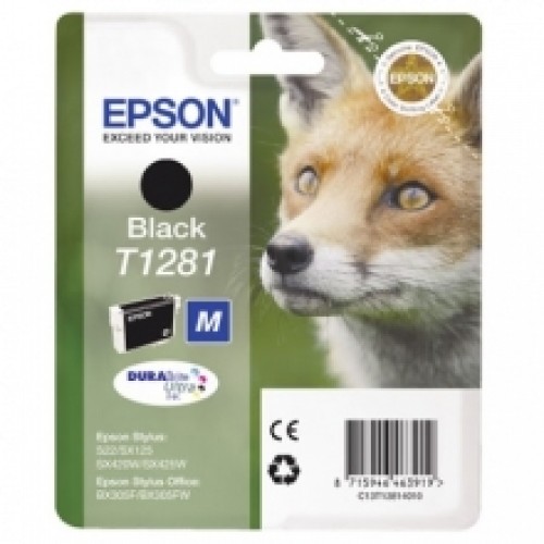 Картридж T12814010 Epson Stylus S22/SX125/130/230/235/420/425W/430/435W/Office BX305F/BX305FW Black