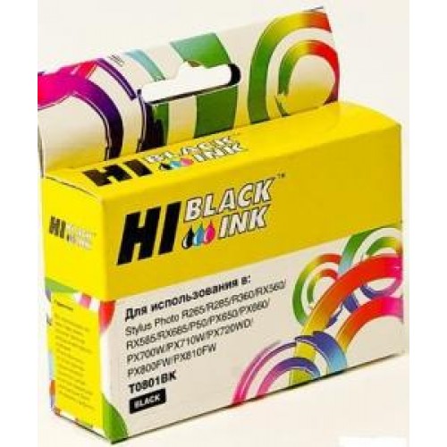 Картридж Epson Stylus Photo P50/PX660/700W/800FW/R265 Black (Hi-Black) new , C13T08014010