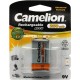 Аккумулятор Camelion NH-9V250BP1, Крона, 9V 250mAh 1шт. (5014)