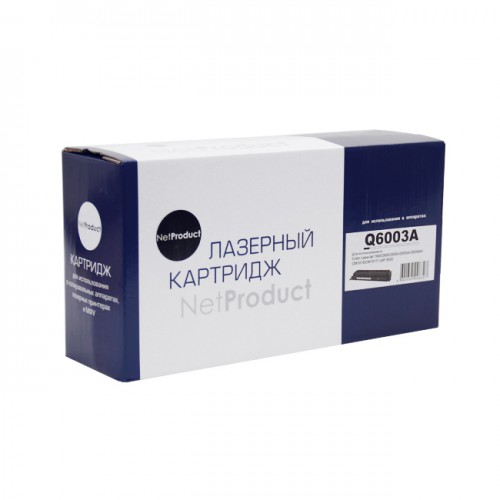 Картридж Q6003A  HP Color LJ 1600/2600/2605 Magenta (NetProduct), ВОССТАН.