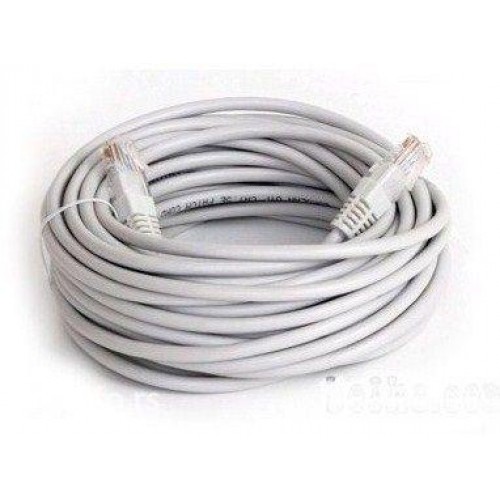 Патч-корд UTP Cat.5e, 50 m, литые разъемы, синий (PP12-50m) 