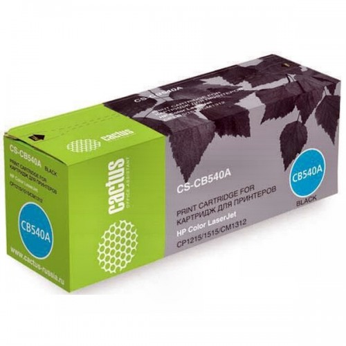 Картридж CB540A HP Color LJ CP1215/1515/CM1312 Black (CACTUS), 2200 стр.