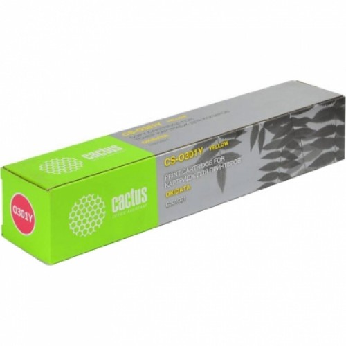 Тонер-картридж OKI C301/321 Yellow (Cactus) 1500 стр.