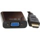 Кабель  HDMI (M) -> VGA (F) Telecom (TA558)