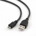 Кабель USB 2.0 Am-microBm 5P 1м Gembird, черный, пакет (CC-mUSB2-AMBM-1M) Кабель USB 2.0 Am-microBm 5P 1м Gembird, черный, пакет (CC-mUSB2-AMBM-1M)