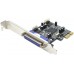 Контроллер PCI-Ex1 LPT (1-внешн.) + COM (2-внутр.), Orient XWT-PE2SLP, OEM Контроллер PCI-Ex1 LPT (1-внешн.) + COM (2-внутр.), Orient XWT-PE2SLP, OEM