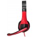 Наушники с микрофоном Oklick HS-M150 black/red (NO-003N)