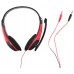 Наушники с микрофоном Oklick HS-M150 black/red (NO-003N)