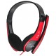 Наушники с микрофоном Oklick HS-M150 black/red (NO-003N)