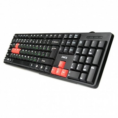 Клавиатура Dialog Standart KS-030U (black/red), USB