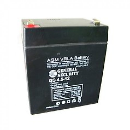 Аккумулятор General Security 12V 4.5Ah (106x90x70мм; 1,65 кг)