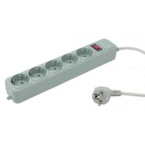 Фильтр сетевой PC Pet AP01006-3-GR 3м (5 розеток) серый
