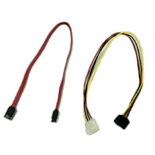 Комплект SATA интерфейсный (48см) и силовой (15см) кабели (CC-SATA)