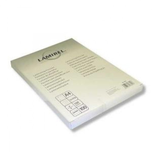 Плёнка глянцевая A4 100 mk Lamirel LA-78658 (100шт.) для ламинирования