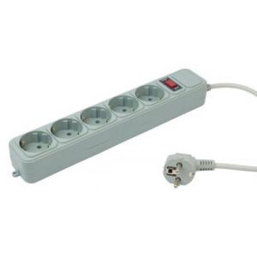 Фильтр сетевой PC Pet AP01006-1.8-GR 1.8м (5 розеток) серый