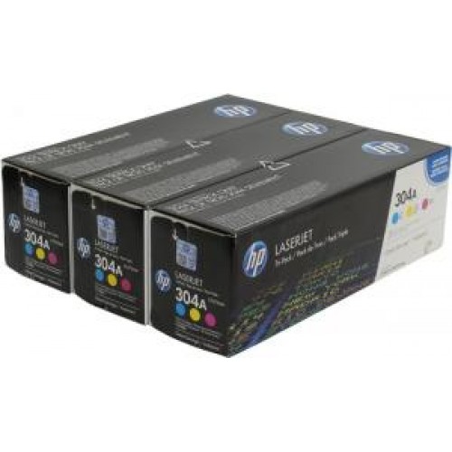 Картридж CF372AM (№304A) HP CLJ 2025/CM2320 Cyan/Yellow/Magenta 2800стр (3xPack)