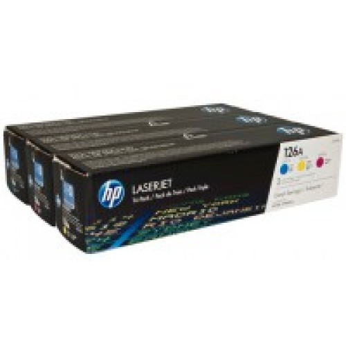 Картридж CF341A (№126A) HP LJ CP1025 Cyan/Yellow/Magenta 1000стр (3xPack)