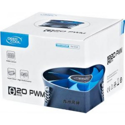 Вентилятор S1150/1155/1156 DeepCool THETA 20 PWM (Al/18-33dB/900-2400rpm/95W/376g)