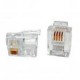 Коннектор телефонный RJ11 6P4C (NMC-RJ64RE06UC1-100) 100 шт. в упаковке
