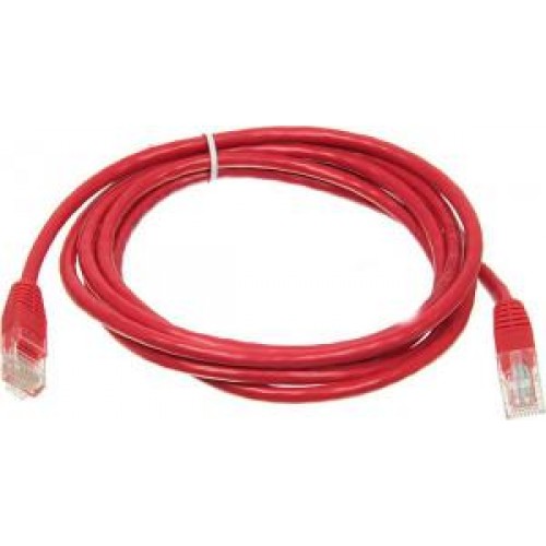 Сетевое оборудование Patchcord molded 5E Copper 2m Red