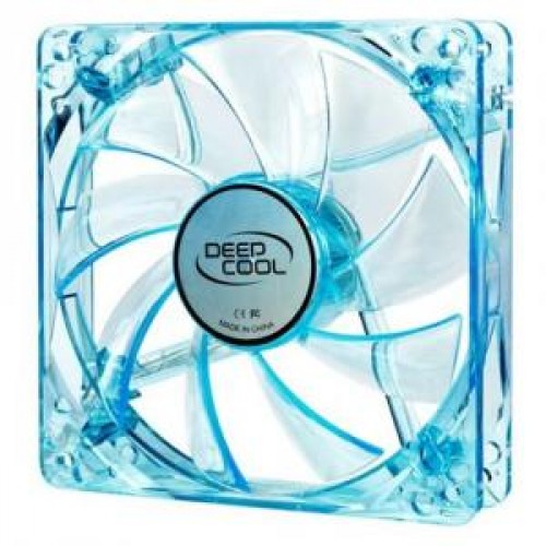 Вентилятор 120x120x25 мм Deepcool WIND BLADE 120 3pin 27dB 1300rpm 119g голубой LED