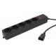 Фильтр сетевой PC Pet Black (5 розеток) 1,8 м (AP01006-E-BK) для подключения к ИБП