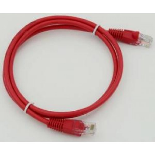 Сетевое оборудование Patchcord molded 5E Copper 1m Red