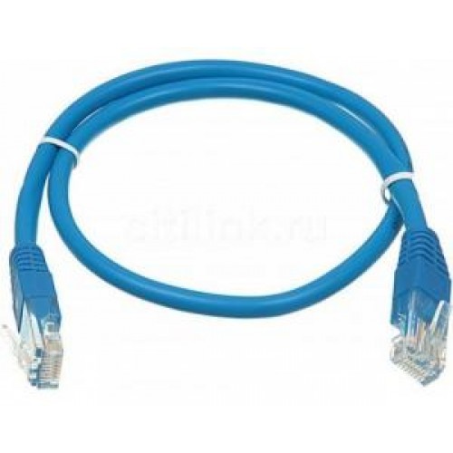 Сетевое оборудование Patchcord molded 5E Copper 0.5m blue
