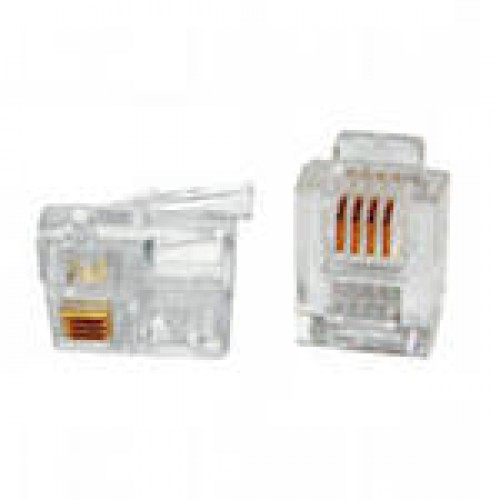 Коннектор телефонный RJ12 6P6C (TLUS-037 (RJ-12))