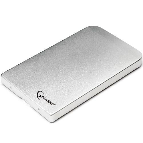 Контейнер внешний Gembird EE2-U2S-41-S USB 2.0, 2.5"HDD, SATA, серебристый