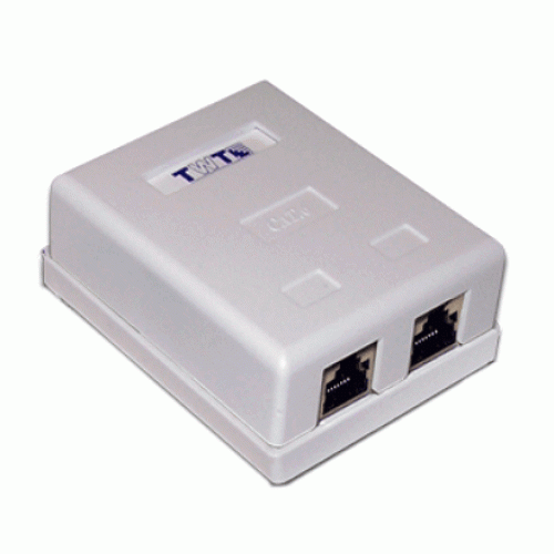 Розетка TWT-SM2-4545-WH белая