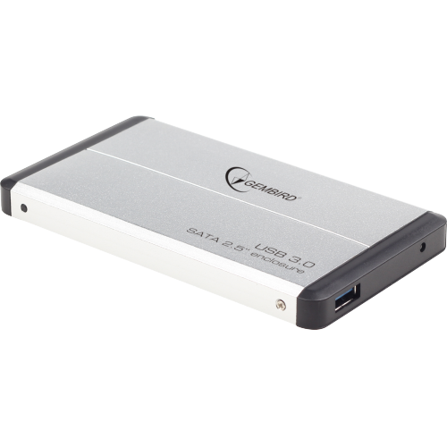 Контейнер внешний Gembird EE2-U3S-2-S USB 3.0, 2.5"HDD, SATA, серебристый