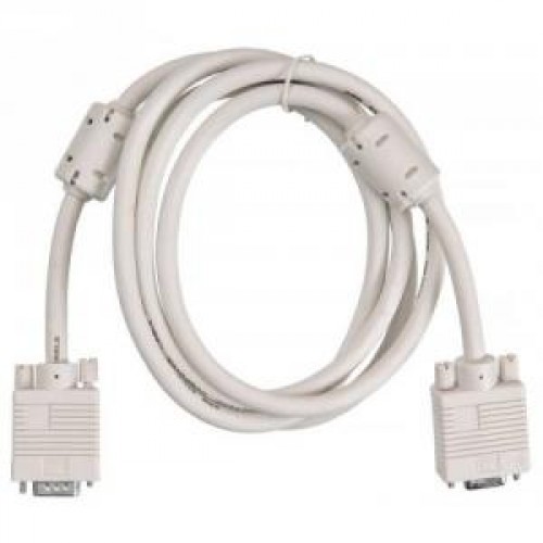 Кабель-удлинитель BURO CAB015S-06 VGA HD15 (m) 1.8м, gray, VGA HD15 (f), ферритовый фильтр (CAB015S-06)