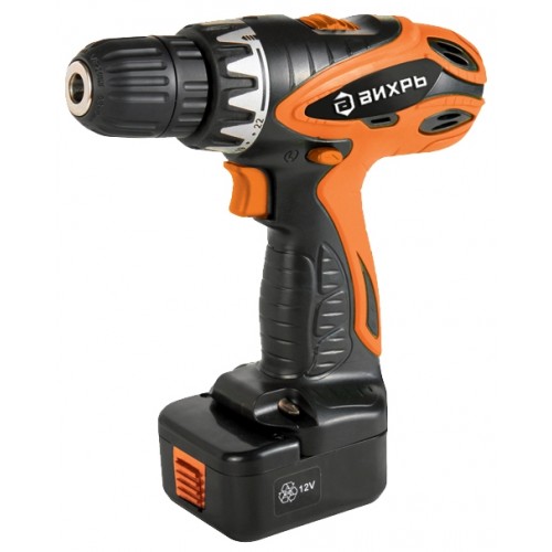 Дрель-шуруповерт аккумуляторная Вихрь ДА-12-1