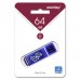Накопитель USB 2.0 Flash Drive 64Gb Smartbuy  Glossy series Dark Blue (SB64GBGS-DB)