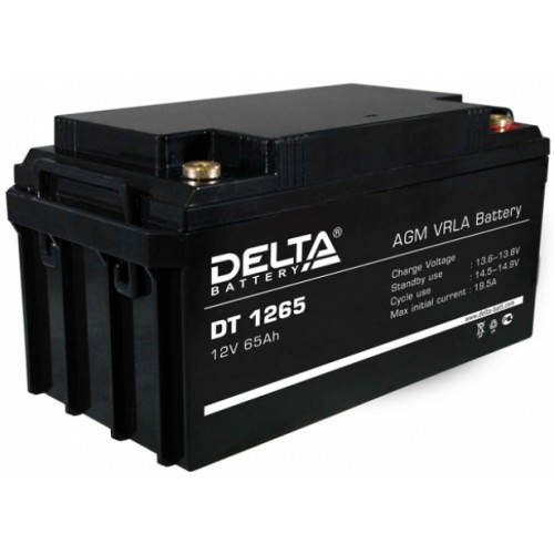 Аккумулятор DELTA DT 1265 12v 65Ah (DT1265)