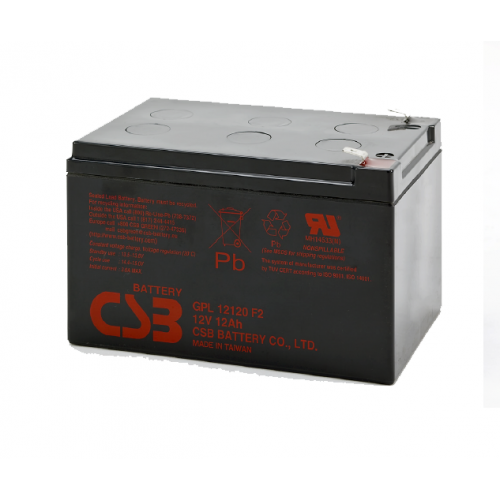 Аккумулятор 12V 12Ah CSB GPL12120 CSB (100х98х151мм/4.6кг)