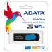 Накопитель USB 3.0 Flash Drive 64Gb A-DATA UV128 black/blue (AUV128-64G-RBE)