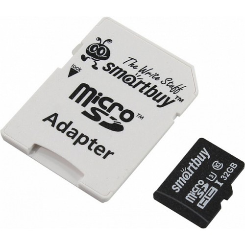 Карта памяти microSDHC 32Gb SmartBuy Professional (SB32GBSDCL10U3-01)