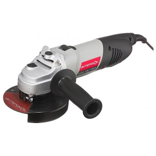 Машина углошлифовальная Интерскол УШМ-125/1100Э (1100Вт/125мм/3000-10000об/мин)