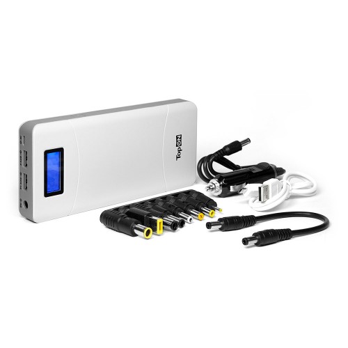 Портативный аккумулятор TopON TOP-T72/W (18000mAh/2xUSB/2.1A) White
