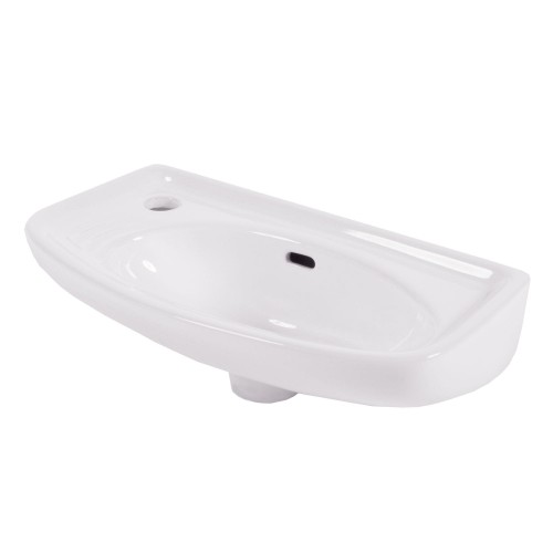 Раковина прямоугольная Антонелла, керамика, 26 см, цвет белый