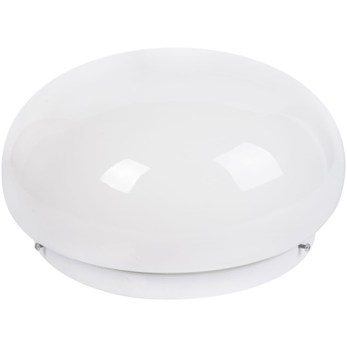 Светильник настенно-потолочный Полусфера 2xE27x60 Вт, IP20, металл/пластик, цвет белый