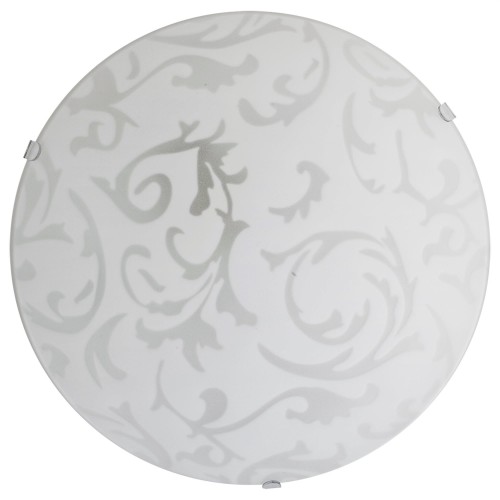 Светильник настенно-потолочный Mars 1xE27x60 Вт 25 см, растительный узор