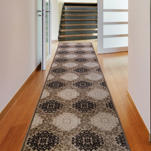 Дорожка ковровая «Аура 26902_29626» джут 0.8 м цвет бежевый